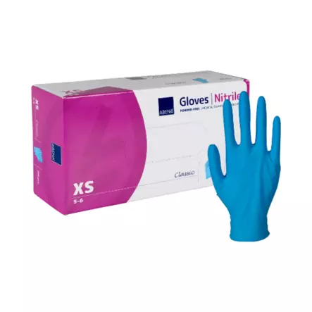 Nitriilikäsine sininen XS 100 - Nitriilikäsineet - AB5271-Sini-XS-ras - 1